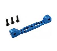 WonJoxel CNC Aluminum Front Upper Suspension Arm Mount | Compatible with ARRMA Kraton Typhon Senton Talion Replacement for AR330379 Red(Blue)
