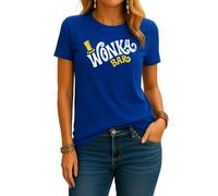 Wonka Bar Willy Charlie Chocolate Factory | Christmas X-Mas Women's T-Shirt, blue, L