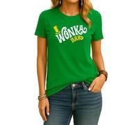 Wonka Bar Willy Charlie Chocolate Factory | Christmas X-Mas Women's T-Shirt, Green, S