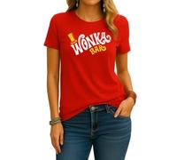 Wonka Bar Willy Charlie Chocolate Factory | Christmas X-Mas Women's T-Shirt, red, S