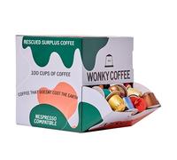 Wonky Coffee Intense Dip - 100 Pods Compatible with Nespresso Coffee Machines Made of Rescued Surplus Pods from Micro-Roasters to the Biggest Coffee Brands in the World.
