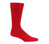 Wonky Line Cotton Socks, Plain Colourful Dress Socks for Men and Women, Seamless Soft Breathable Comfortable, Red Pink Blue Yellow Colours