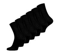 Wonky Line Men's Bamboo Socks, 6 pairs pack, seamless, soft, breathable, comfortable dress socks, Black, Grey, Navy Colours UK size 6-11 (UK, Alpha, One Size, Regular, Regular, Black 6 pairs)