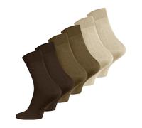 Wonky Line Men's Bamboo Socks, 6 pairs pack, seamless, soft, breathable, comfortable dress socks, Black, Grey, Navy Colours UK size 6-11 (UK, Alpha, One Size, Regular, Regular, Mix-4 6 pairs)