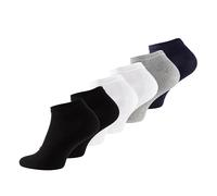 Wonky Line Men's Bamboo Trainer Socks (UK, Alpha, One Size, Regular, Regular, Mix 6 pairs)
