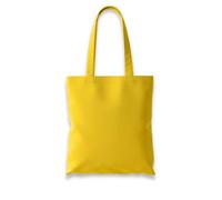 Wonky Line Premium Cotton Tote Bag, Eco-Friendly Shopping Bag, 100% Cotton Canvas, Reusable Grocery Cloth Bag, Extra Strong Long Handle Double Stitched Ideal for Printing (Mustard Yellow)