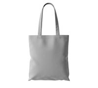 Wonky Line Premium Cotton Tote Bag, Eco-Friendly Shopping Bag, 100% Cotton Canvas, Reusable Grocery Cloth Bag, Extra Strong Long Handle Double Stitched Ideal for Printing (Grey)