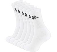 Wonky Line Sport Socks, 3-6 pairs multipack, cushioned white black socks for men and women, breathable, gym, running sock UK size 6-8 and 9-11 (9-11, White 6 Pairs)