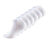 Wonky Line Trainer Socks, Ankle Socks for Men & Women, 6 pairs multipack, Anti Slip Breathable Sport Socks, Gym, Running,Workout Socks (UK, Numeric, 9, 11, Regular, Regular, White)
