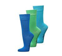 Wonky Line Women's Bamboo Socks, 3-Pair Pack - Premium Quality, Breathable, Soft, Seamless Colourful Casual & Formal Multipack Girls School Socks (UK, Numeric, 3, 5, Regular, Regular, Multicolour 2)