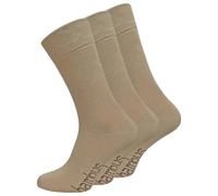 Wonky Line Women's Bamboo Socks, 3-Pair Pack - Premium Quality, Breathable, Soft, Seamless Colourful Casual & Formal Multipack Girls School Socks (UK, Numeric, 6, 8, Regular, Regular, Beige)