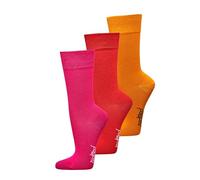 Wonky Line Women's Bamboo Socks, 3-Pair Pack - Premium Quality, Breathable, Soft, Seamless Colourful Casual & Formal Multipack Girls School Socks (UK, Numeric, 3, 5, Regular, Regular, Multicolour 1)