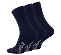 Wonky Line Women's Bamboo Socks, 3-Pair Pack - Premium Quality, Breathable, Soft, Seamless Colourful Casual & Formal Multipack Girls School Socks (UK, Numeric, 3, 5, Regular, Regular, Navy)
