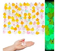 Wonlonda 100pcs Mini Luminous Resin Animals Tiny Animals Miniature Mini Little Small Resin Animal Figures Bulk Glow in the Dark for Micro Landscape Fairy Garden Aquarium Dollhouse Decor