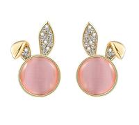 Wonlte Easter Earrings for Women, Cute Bunny Earrings Acrylic Colorful Glitter Leopard Rabbit Earrings Spring Earrings Fashion Holiday Happy Easter Jewelry Gift, M, Acrylic, No Gemstone