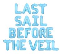 Wonmelody Last sail Before the Veil Bachelorette Decorations Last sail Before the Veil Balloon Banner Nautical Bachelorette Decor Coastal Bride to Be Bridal Shower Supplies for Summer Beach Party