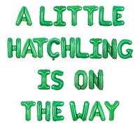 Wonmelody Sea Turtle Baby Shower Decoration A Little Hatchling is on The Way Balloon Banner Green Sea Turtle Balloon Banner Hatchling Ocean Animal Under the Sea Baby Shower Decor for Boy Girl