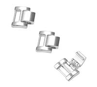 WONMILLE Extra 3 Extension 0.8'' Width Links for Smart Watch Band of Our Shop, Suitable for All Chains with a Width of 2cm (Silver)