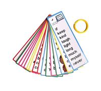 Wonninek 16Sheets Alphabet Flashcards 220 Sight Words Educational Double-sided Flash Cards Early Learning First Word Cards Teach ABC Letters English Words