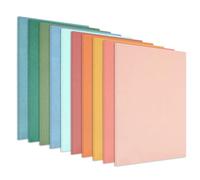 Wonninek A4 Coloured Card & Paper Morandi Pastel Cardstock 250gsm Textured Coloured Craft Paper Ideal for Arts and Craft Office and Stationery Use - 30 Sheets