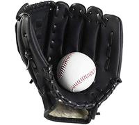 Wonninek Baseball Glove 11.5 inch Sports Batting Gloves with Baseball PU Leather Adjustable and Comfortable Right Hand Throw, Left Hand Glove