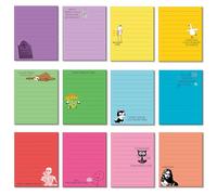 Wonninek Funny Sticky Note, 12Pack 7.6 x 10cm Novelty