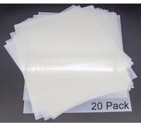 Wonninek Mylar Sheets 20 Pack 7.5mil, 30.4 X 30.4cm Stencil Paper for Cricut, Laser Cutting, Template Plastic for Quilting, Blank Plastic Sheets for Crafts, Food Grade Mylar Stencil Sheets