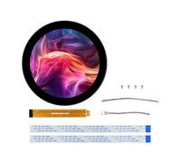 Wonrabai 4inch DSI Round Capacitive Touch Display, 720 x 720 Resolution, IPS Display Panel, 10-Point Touch, Compatible with Raspberry Pi5/4B/3B+/CM5/CM4/CM3+/CM3/ESP32-P4/RK3576, etc.