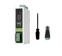 Wonrabai CAN FD Protocol Converter, CAN FD to RS232/RS485 Bidirectional Data Communication, Supports 5 Data Conversion Modes and CAN 2.0A/2.0B Protocols, Rail-Mount Support