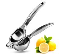 WONSEFOO Manual Lemon Squeezer Heavy Duty, Premium Metal Lemon Orange Lime Citrus Press Juicer Hand Juicer, Engineered Hand Squeezer Easy to Use and Clean - Anti Corrosive and Dishwasher Safe