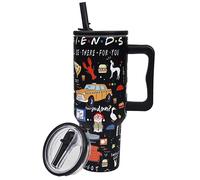 wonshia 40oz TV Tumbler with Lid and Straw Stainless Steel Coffee Cup Funny TV Show Gifts,Vaccum Insulated Double Wall Coffee Mug for Brithday Anniversary Christmas Gifts