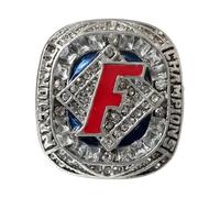 Wonsunte American Football Championship Rings 2017 University Champions Ring with Box Sport Winner Trophy Rugby Collectibles Best Gifts for Fans Friends Alumni