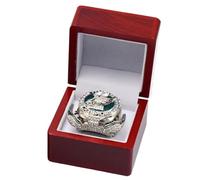 Wonsunte World Champions Rings 2025 Eagles Football Championship Ring with Box Rugby Trophy Collection Sports Winner Souvenir Best Gifts for Fans Friend Alumni,1,11#