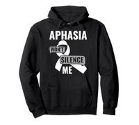 Won't Silence Me - Aphasia Awareness Communication Disorder Pullover Hoodie