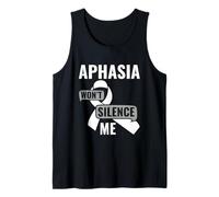 Won't Silence Me - Aphasia Awareness Communication Disorder Tank Top
