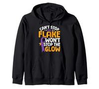 Won't Stop The Glow - Psoriasis Awareness Zip Hoodie