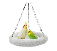 Wontee Bird Nest Bed Parrot Hanging Hammock Swing for Budgies Parakeets Lovebirds Caique Senegal Cockatiels Conures (M)