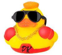 wonuu Car Dashboard Rubber Ducks for Halloween, Decorations Duck for Office Desk Ornament Accessories with Glasses Necklace, for Halloween Party Gifts (Boxing)