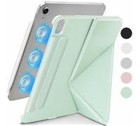 Wonzir for iPad A16 11th Generation Case(11 Inch 2025),iPad 10th (10.9" 2022) Slim Powerful Magnetic Case,4 Standibg Angles,Vertical Stand Cover,with Auto Wake/Sleep and with Pencil Holder (Green)