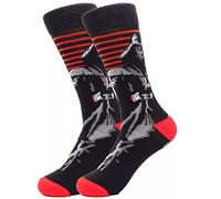 WOO GIRL Idol Socks - Darth Vader / R2D2 / Storm Trooper - Home and as an eye-catcher on the go for Star Wars fans - Size 37-45, Darth No. 2
