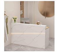 Woo Recept Desk with Lockable Der 99.8 x 49.8 x 105.9 cm Ideal for Retail Lobby Efficient Customer Service Solut Modern Design