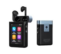 Wooask A9 AI Translator Earbuds, for Global Business Travel & Off-Grid Exploration, Instant Offline/Camera Translation, Unlock 4G Calls & Hotspot with a SIM No Phone Needed (Black, 4G+WiFi Version)