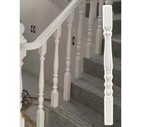 WooBalusters5x5Base Railing Post Kit for Interior Stairs BabyGuardrail Spindle Design (A 1 pc)