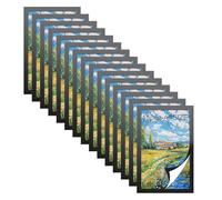 Woobroo 15 Pack A4 Magnetic Photo Frames, PVC Certificate Frames for Displaying Documents, Posters, Prints and Pictures on Wall or Tabletop