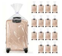 Woobroo 16 Pcs Large Clear Plastic Storage Bags - 90×120cm Thickened Sturdy Flat Bags for Suitcases, Plush Toys, Office Chairs