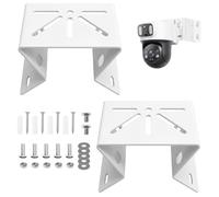 Woobroo 2 Pack Corner Mount Bracket, Compatible with Eufy SoloCam E30/E42/ S340/S330 & PTZ Cameras, Stainles Steel Angle Mount Camera Holder Accessory, Expands Surveillance Coverage