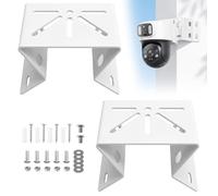 Woobroo 2 Pack Stainless Steel Corner Mount Bracket, Compatible with Eufy SoloCam S340/E30/E42/S330 & PTZ Cameras, Angle Mount Camera Holder Accessory