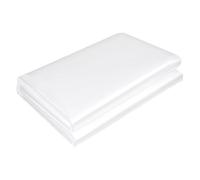 Woobroo 2 x 6 M Polythene Sheeting clear Plastic Sheet Extra Thick 0.14mm Reusable Plastic Cover, Waterproof Dust Sheet for Plants, Greenhouses, DIY