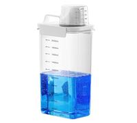 Woobroo 2300ML Washing Powder Storage, Airtight Laundry Detergent Dispenser with Measuring Cup for Fabric Softener, Soap & Cleaning Supplies