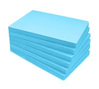 Woobroo 6 Pack Foam Board for Crafts, High Density Polystyrene Sheet for DIY Crafts, Crafting, Modeling, Sculpture, Blue